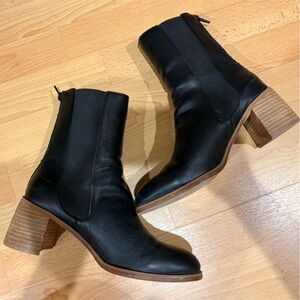 Black Ankle Boots With Heel